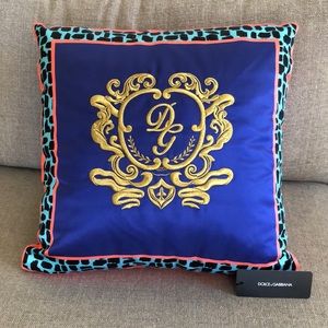 Dolce & Gabbana - DJ Khaled Collection Silk pillow with animal print